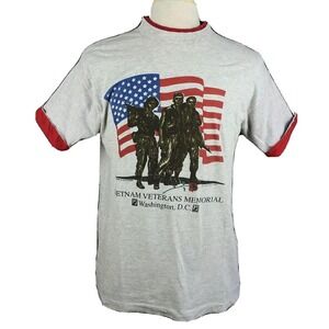 Vietnam Veterans Memorial Vintage 1984 T-Shirt Size Large Single Stitch USA